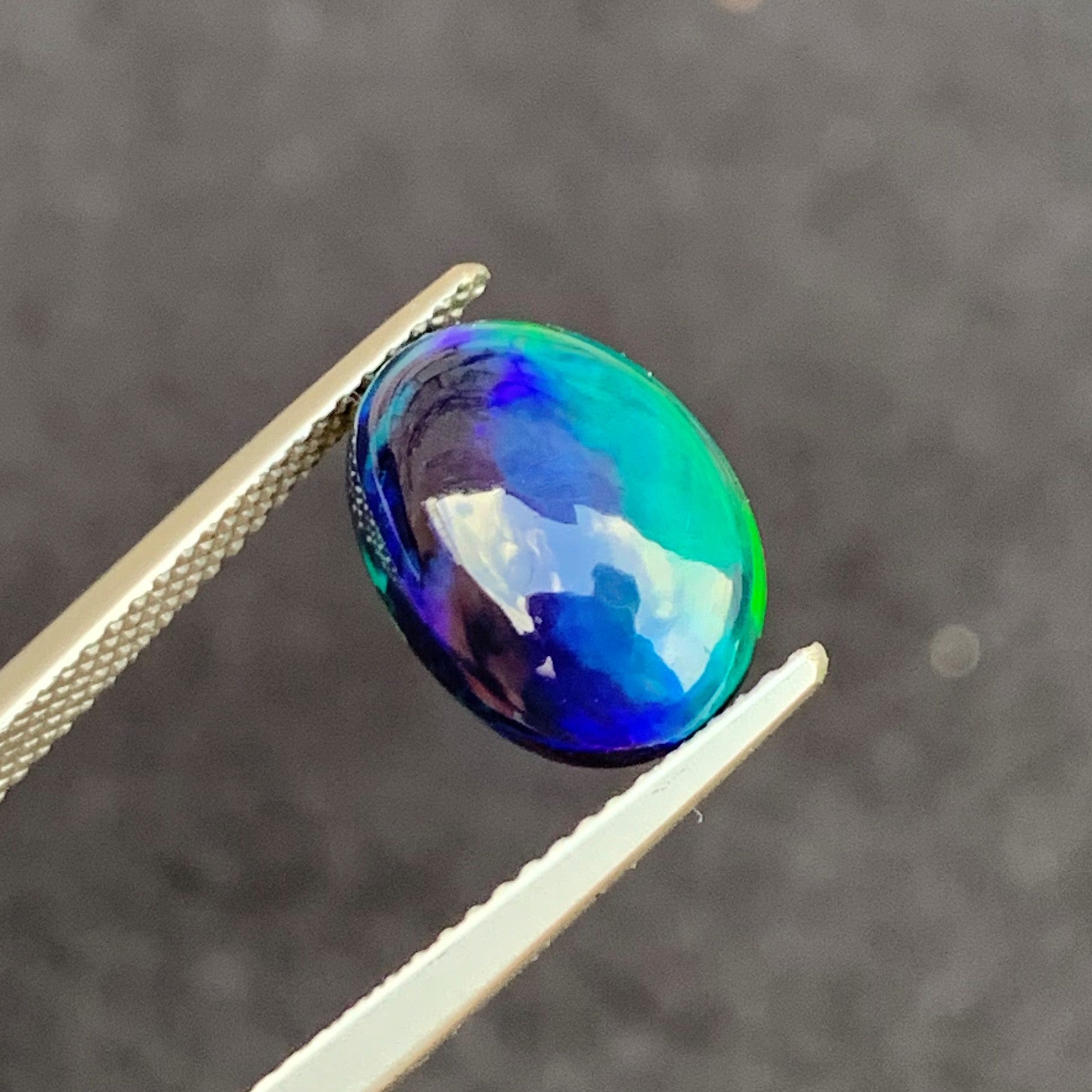 Blue Ethiopia opal stone