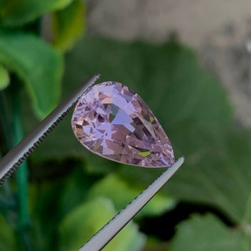 Pink kunzite From Afghanistan, Pear Cut 4.35 Cts