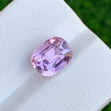 Natural Pink kunzite From Afghanistan, Cushion Cut 3.75 Cts