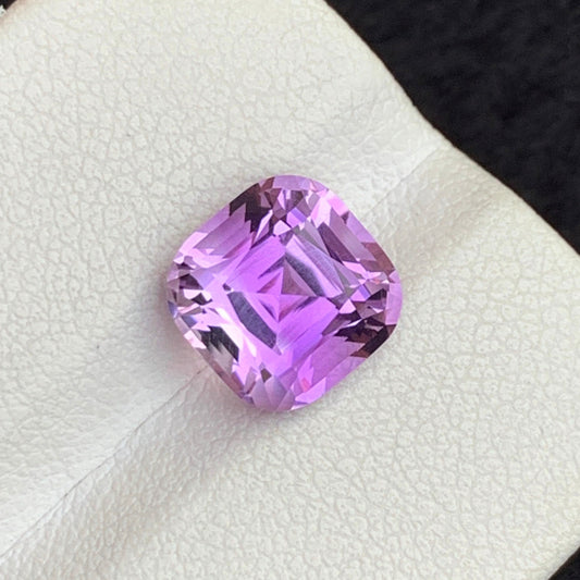 Pink Purple Amethyst from Brazil, Cushion Cut 2.95 Cts