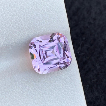 Natural Pink Kunzite from Afghanistan, Cushion Cut 4.74 Carats