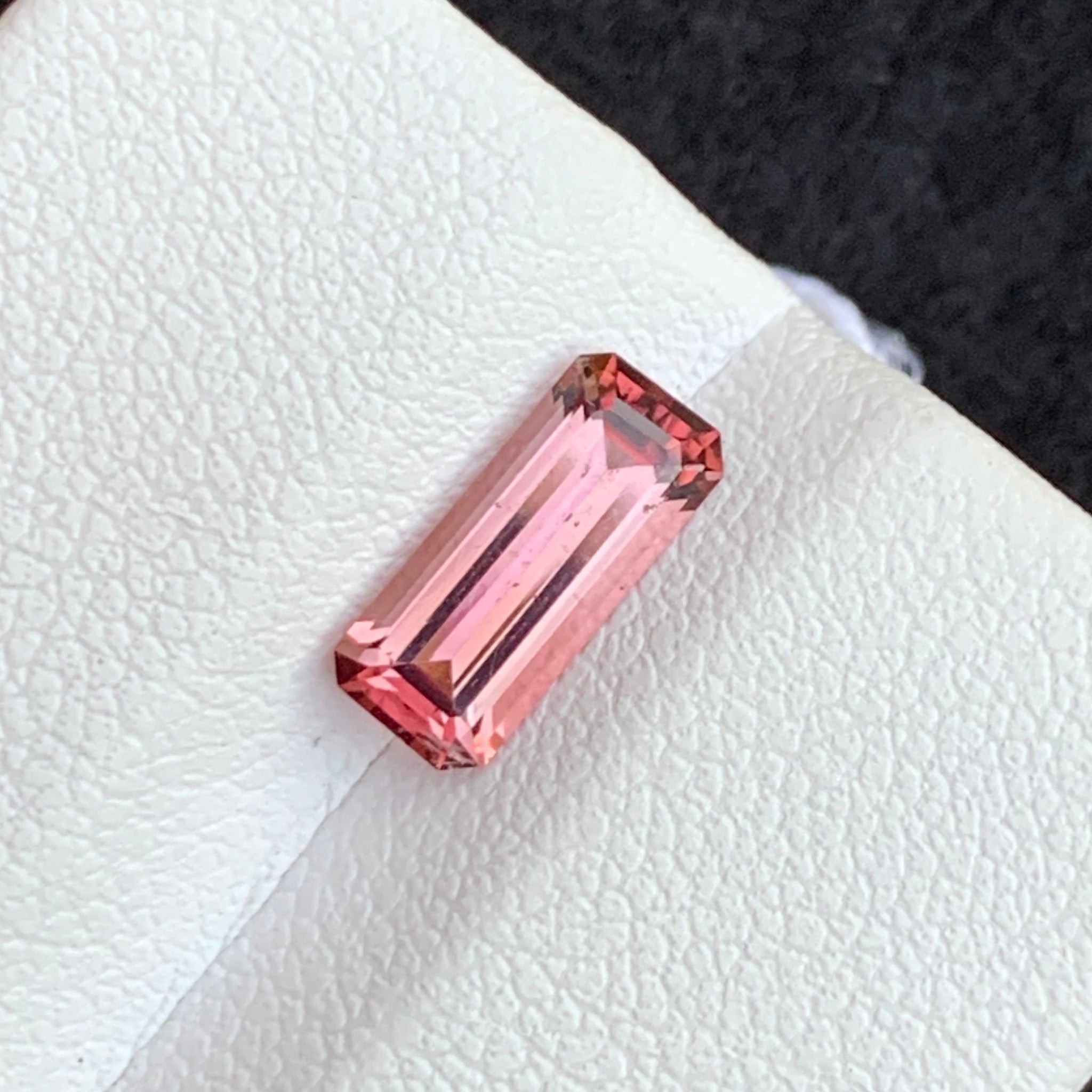 Afghan Pink Tourmaline, Carats – Eye-Clean Emerald Cut Gemstone