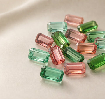 Expensive Afghan tourmaline gemstones collection