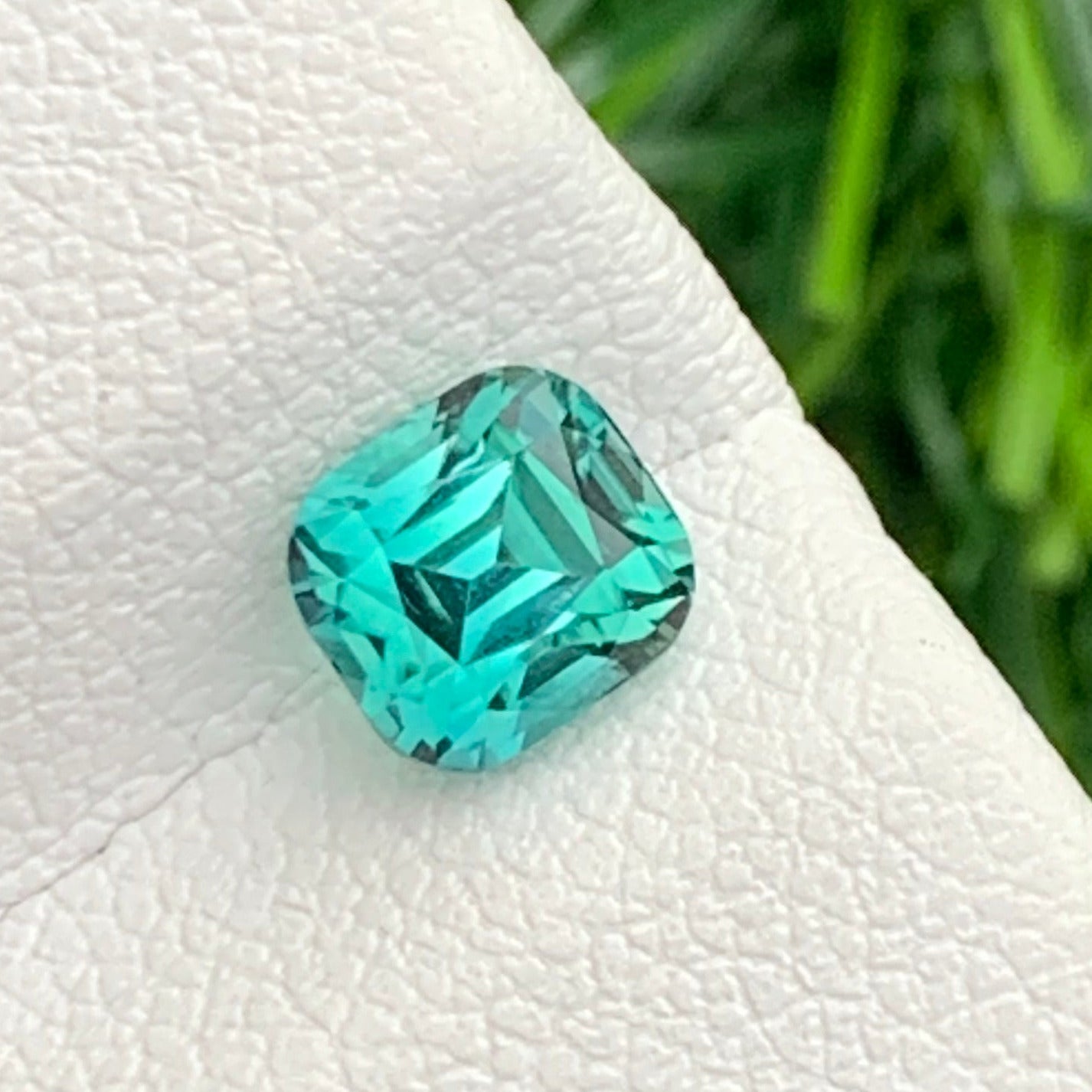 Bluish Green Tourmaline ring
