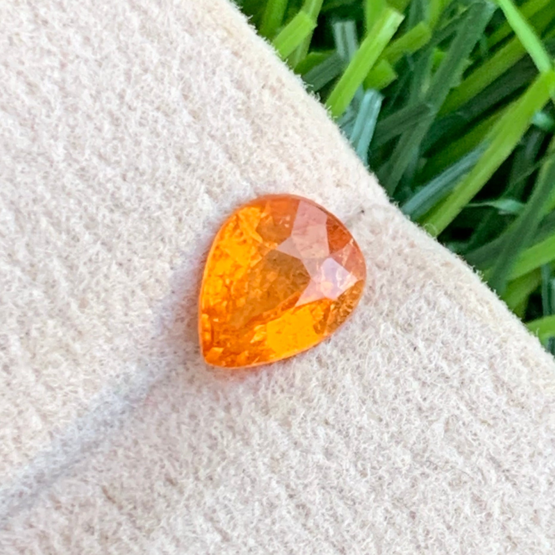 orange garnet
1.15 carat spessartite garnet

orange spessartite garnet pear cut