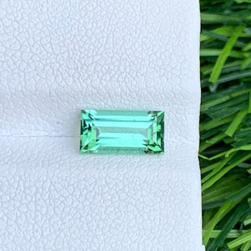 apple green tourmaline
1.20 Carat Apple Green Tourmaline Baguette Cut Gemstone

Mint Green Tourmaline Natural Afghan Gem VVS Clarity