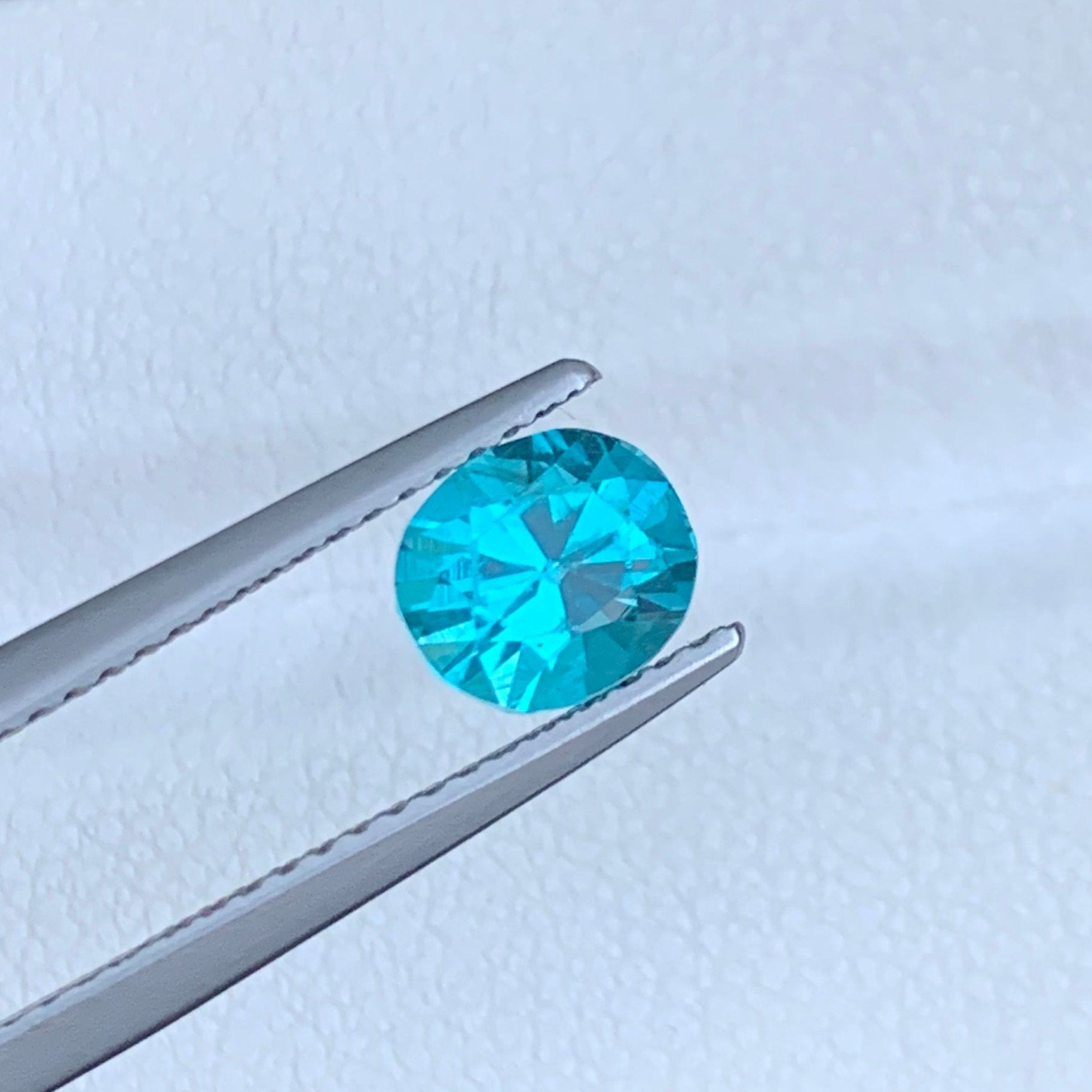 1.20 Ct Blue Apatite Jewelry Making Stone