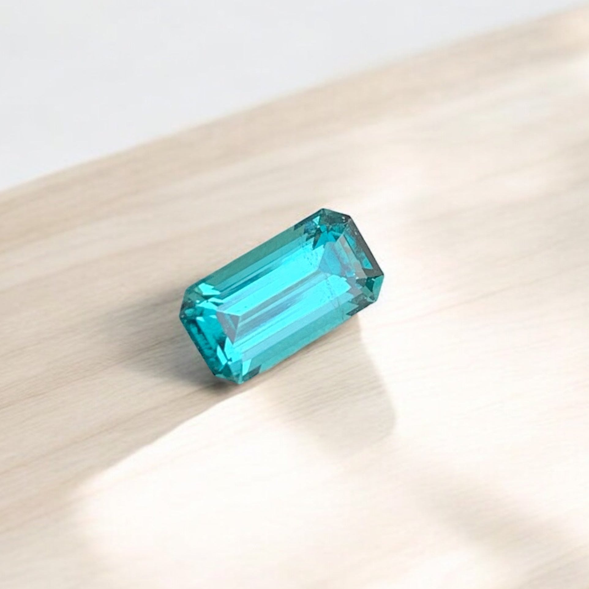 Neon Blue ring
1.25 Carat Neon Blue Tourmaline – Eye Clean Clarity