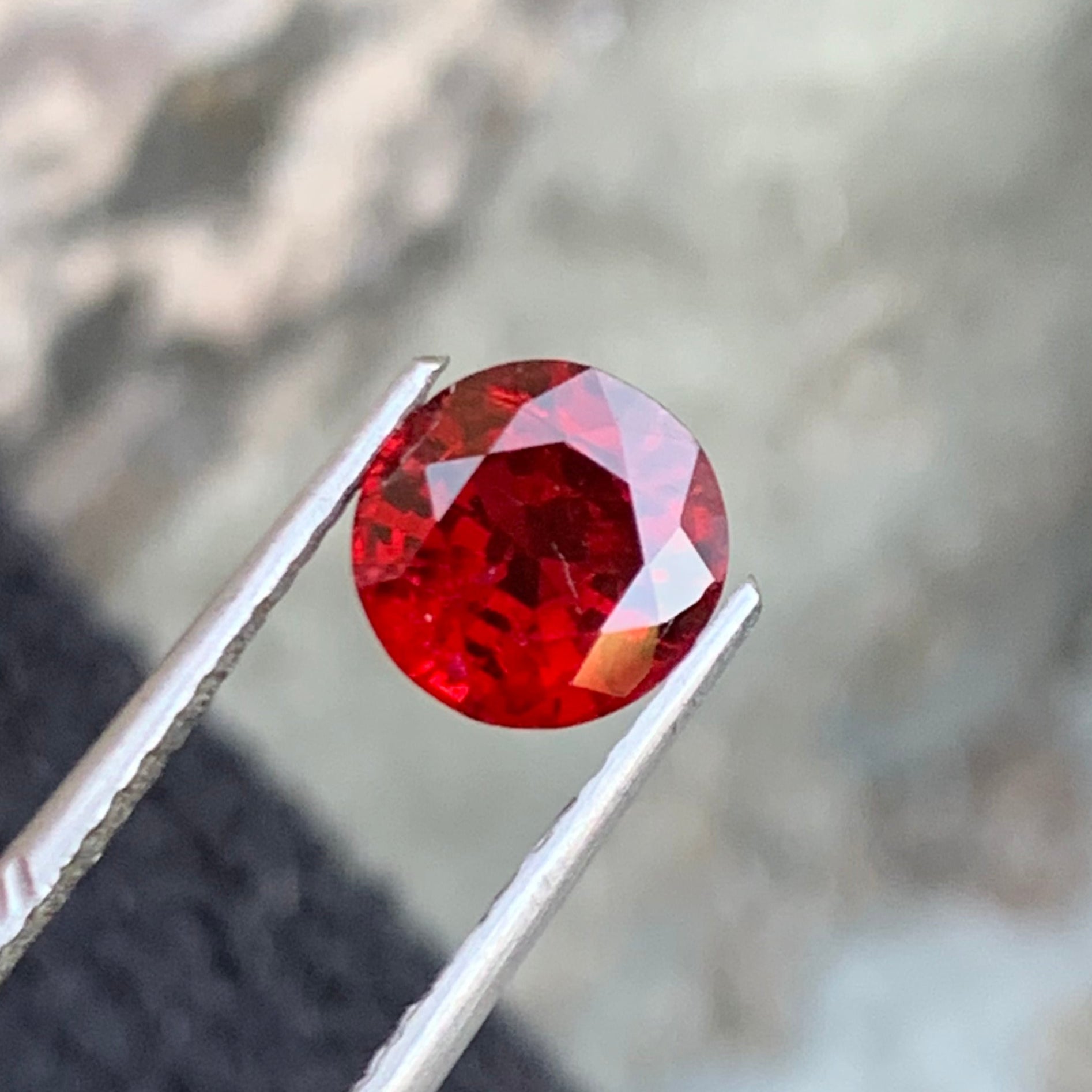 Red Spinel Jewelry
1.30 Carat Red Spinel Round Cut

Natural Red Spinel Burma Gemstone