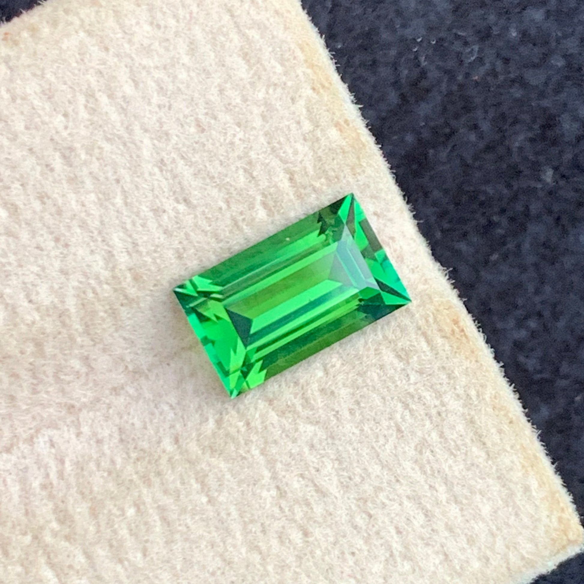 Chrome Tourmaline
Chrome Tourmaline jewelry
1.50 carat chrome tourmaline baguette cut green gemstone
natural chrome tourmaline Afghanistan loupe clean gemstone