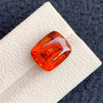 11.70 carat hessonite garnet cushion cut gemstone

natural orange hessonite garnet loose stone