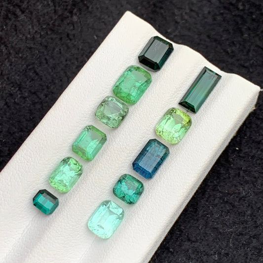 Beautiful Tourmaline Lot 13.65 Carats – Mixed Colors & Cuts for Jewelry