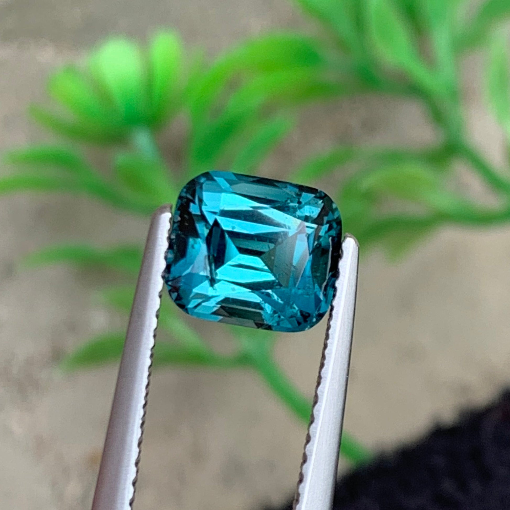 Ink Blue Tourmaline
2.00 Carat Ink Blue Tourmaline Cushion Cut

Natural Neon Blue Tourmaline Gemstone