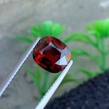 dark spinel stone
2.20 carat red spinel gemstone

dark red spinel cushion cut