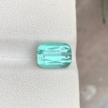 Seafoam Gems
2.35 Carats Greenish Seafoam Tourmaline Cushion Cut Gemstone
