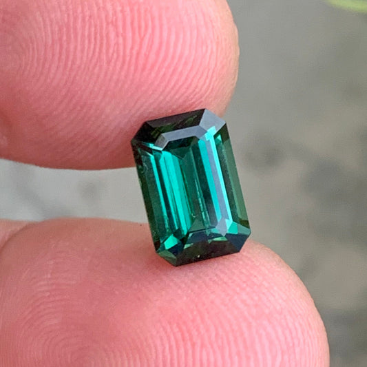  Bluish Green Tourmaline
 Bluish Green Tourmaline jewelry
2.45 carats bluish green tourmaline gemstone cushion cut
natural Afghan bluish green tourmaline 2.45 carats