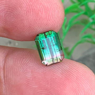  Bicolor Tourmaline ring
 Bicolor Tourmaline pandent
2.85 carat bicolor tourmaline emerald cut watermelon gemstone
natural watermelon tourmaline Afghanistan loose gemstone close view