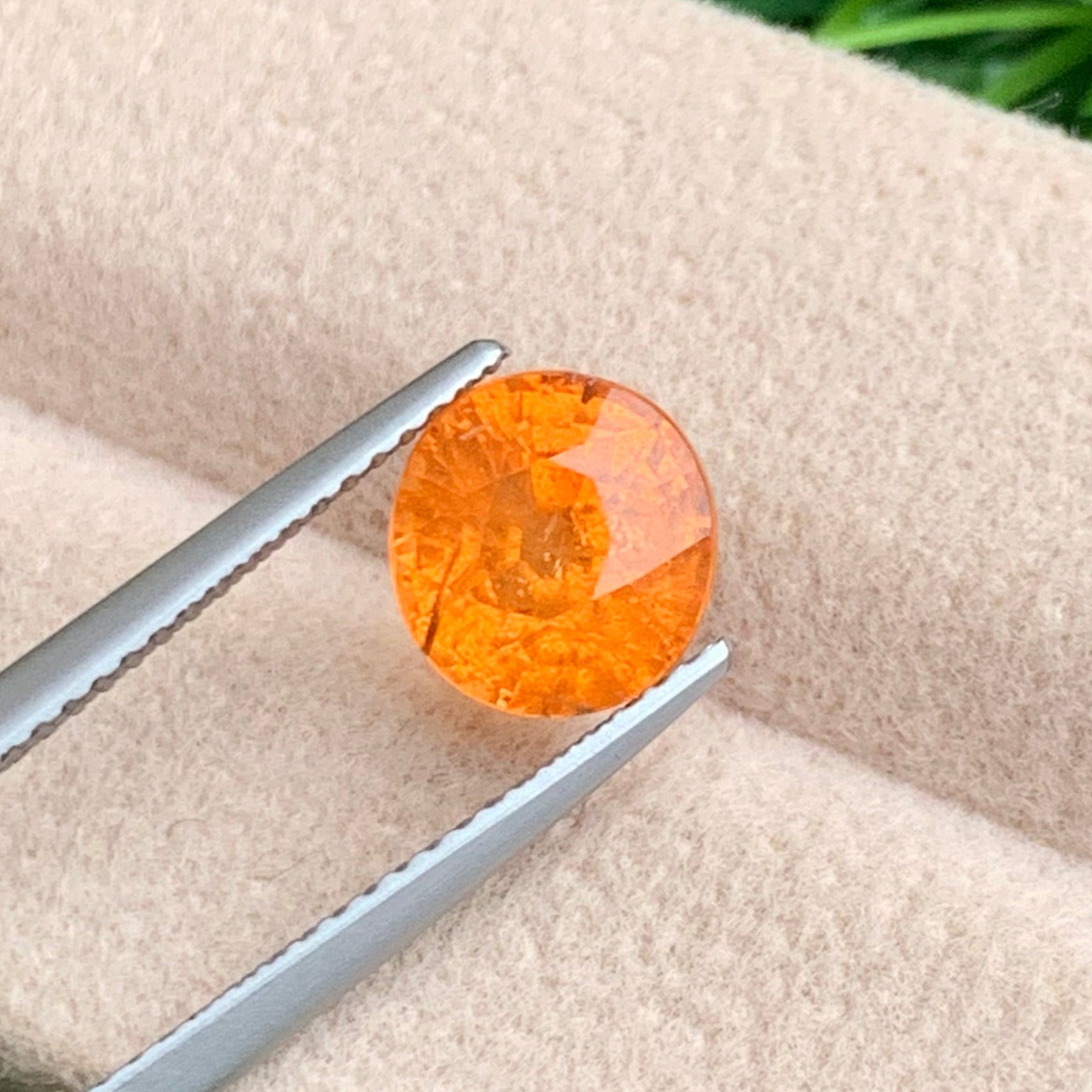 Yellow Spessartite Garnet
2.90 carat orange spessartite garnet oval cut

natural spessartite garnet loose gemstone africa

oval cut orange spessartite garnet gemstone