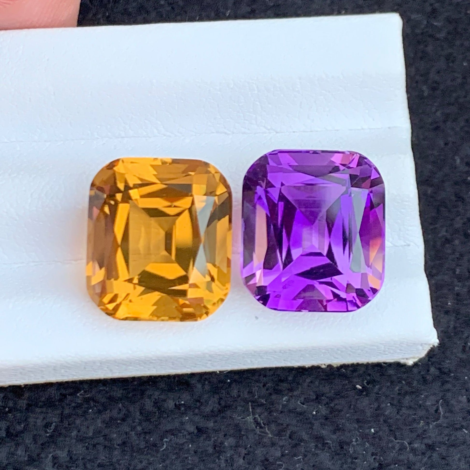 27.40 Ct Amethyst Citrine Loose Gemstones USA
