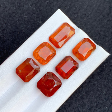 orange garnet lot
32.15 carats loose Hessonite Garnet lot mixed shapes