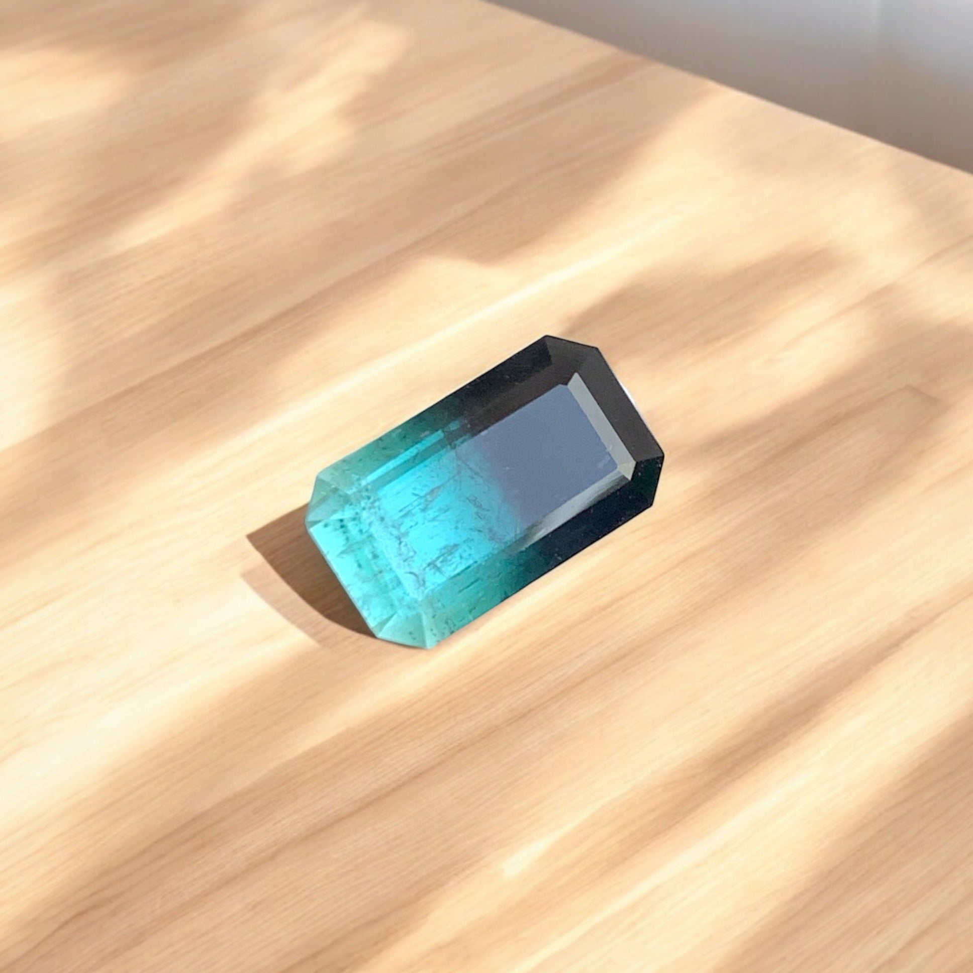 Bicolor Tourmaline Gemstone from Afghanistan