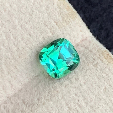  Bluish Green Tourmaline 
 Bluish Green Tourmaline jewelry
Bluish Green Tourmaline 1.25 carats cushion cut loose gemstone