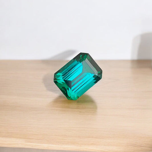 Bluish Green Tourmaline
Bluish Green Tourmaline Emerald Cut 2.80 Carat Gemstone 