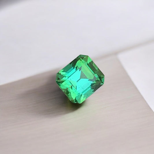 Bluish Green Tourmaline
Bluish green tourmaline gemstone