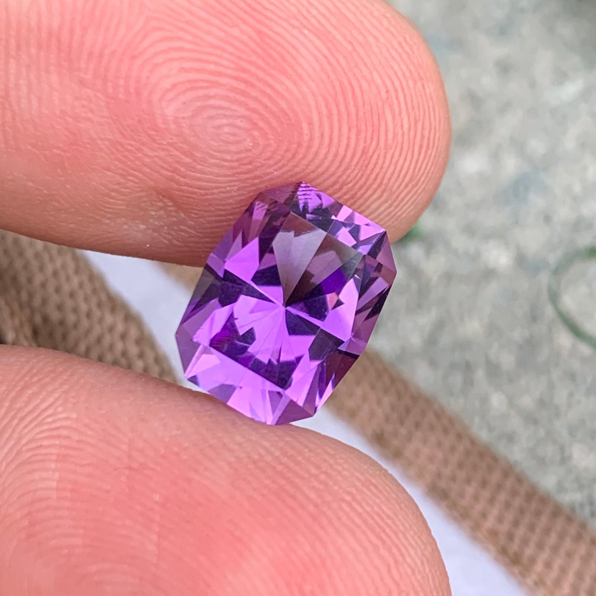 Brazilian Amethyst Fancy Shape Gemstone Onestep Gems