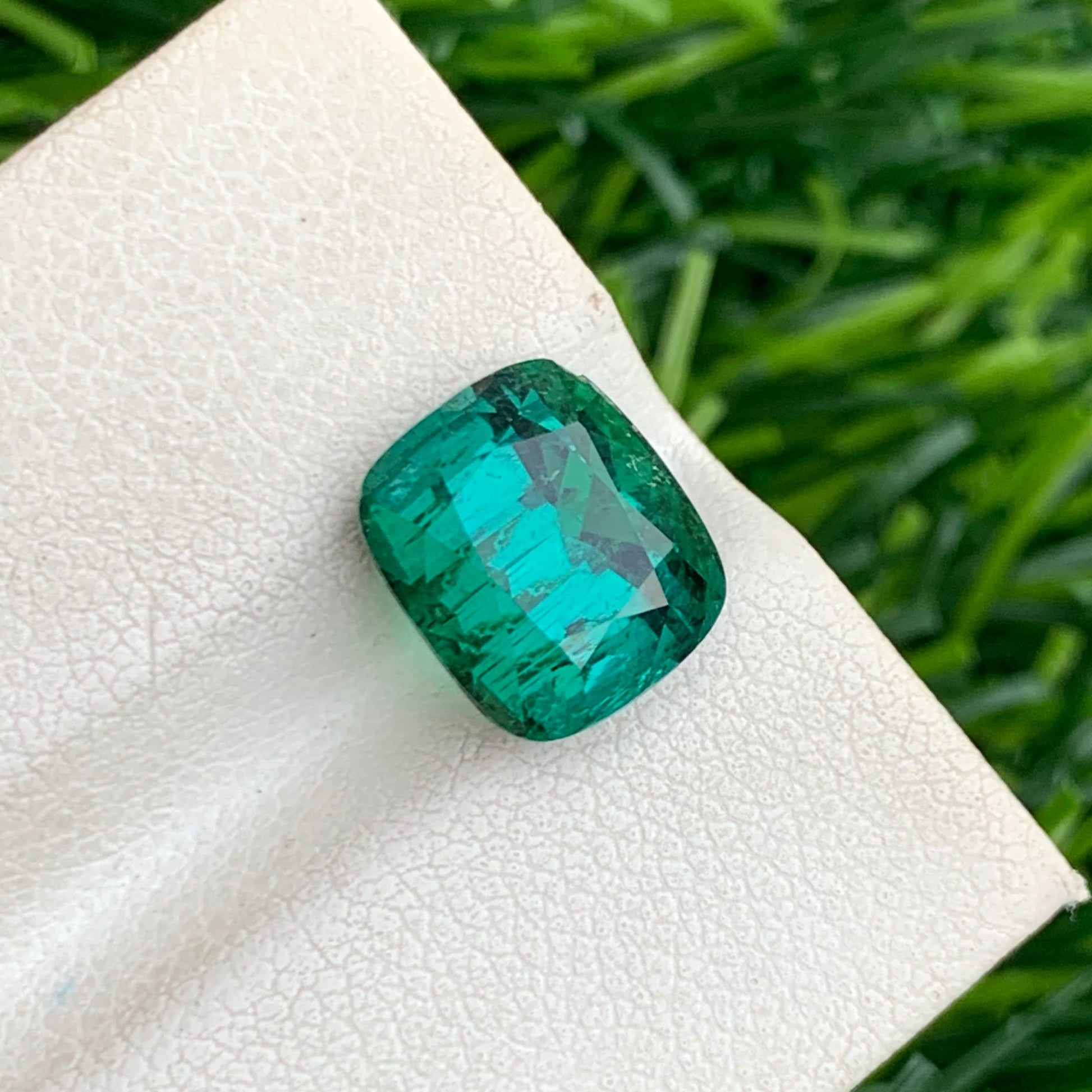Buy Natural Bluish Green Tourmaline Cushion Cut Online USA