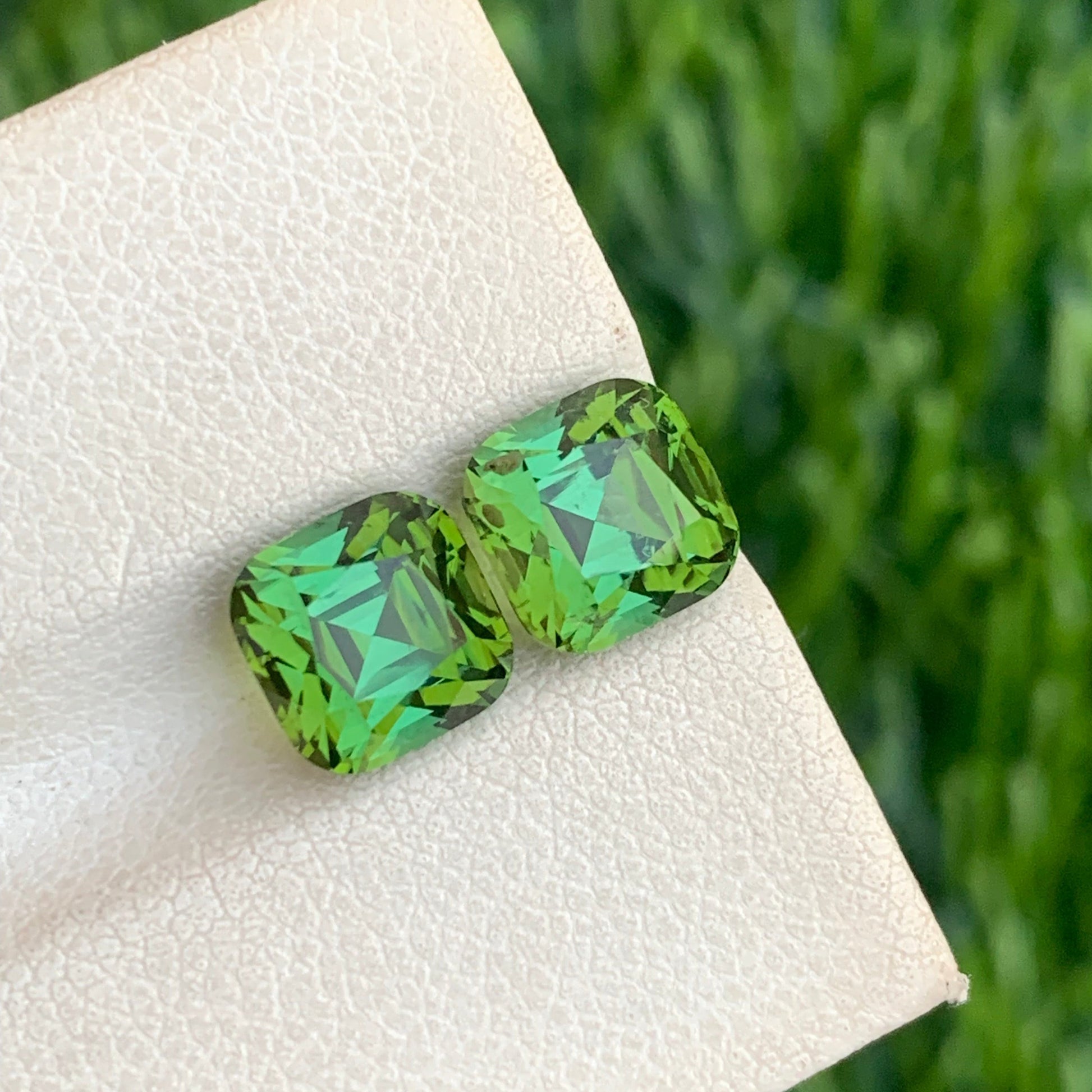 Cushion Cut Bluish Green Afghan Tourmaline