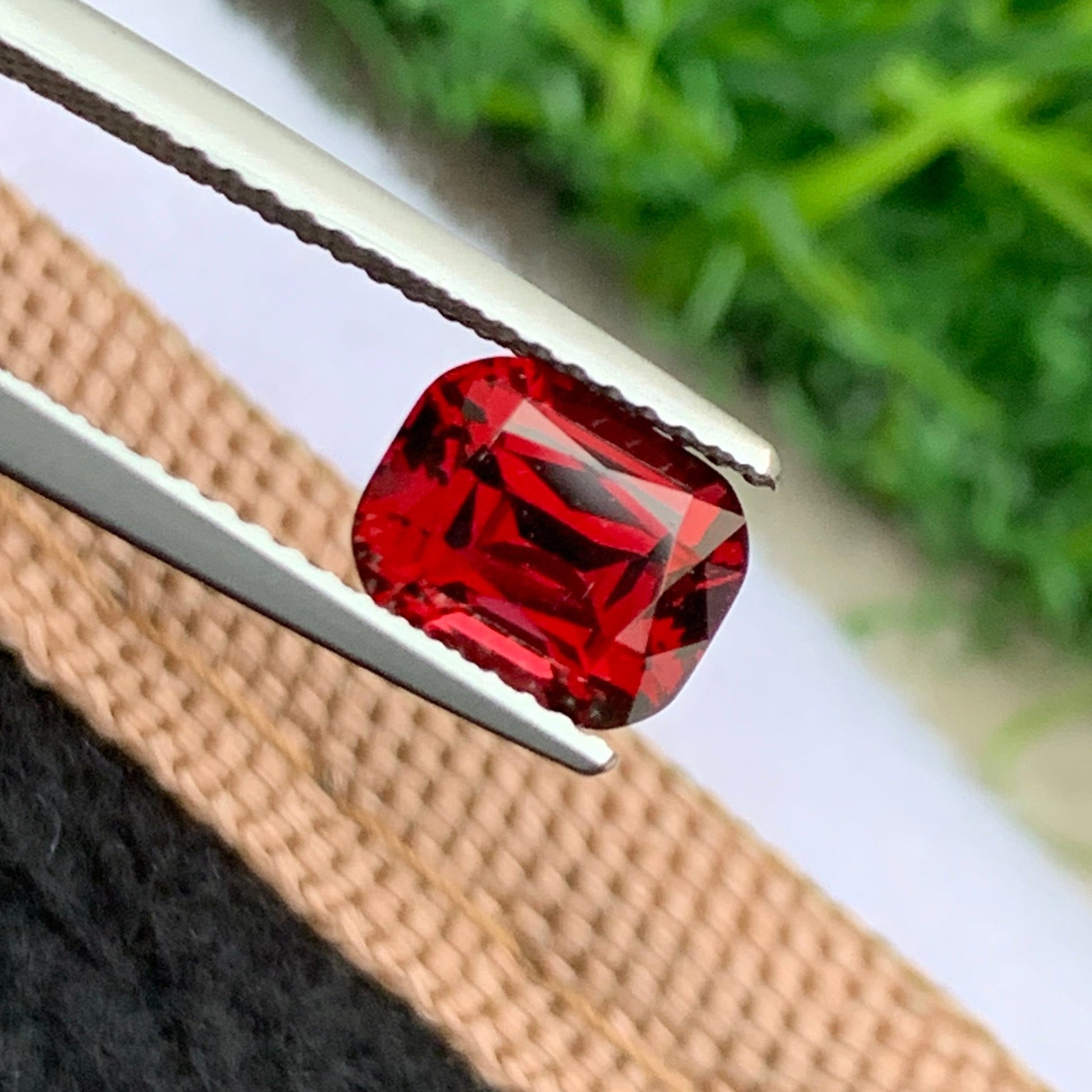 Cushion Cut Garnet Loose Stone Madagascar – Onestep Gems