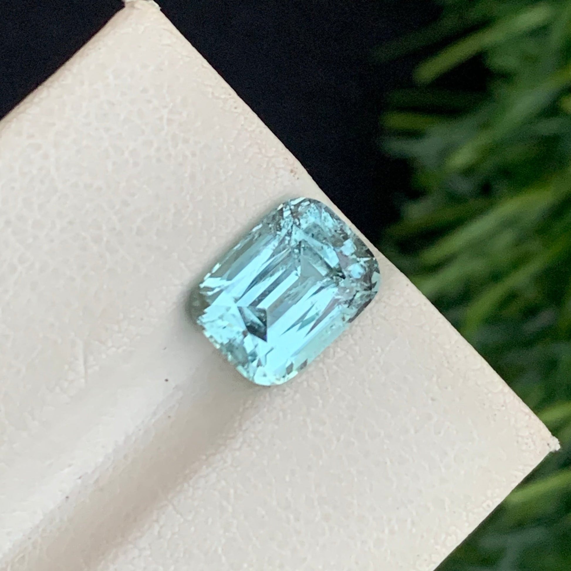 seafoam Tourmaline Stone
Cushion Cut Light Seafoam Tourmaline – Natural Untreated Stone