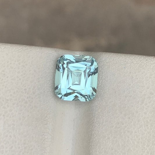 Cushion Cut Loose Aquamarine Gemstone
