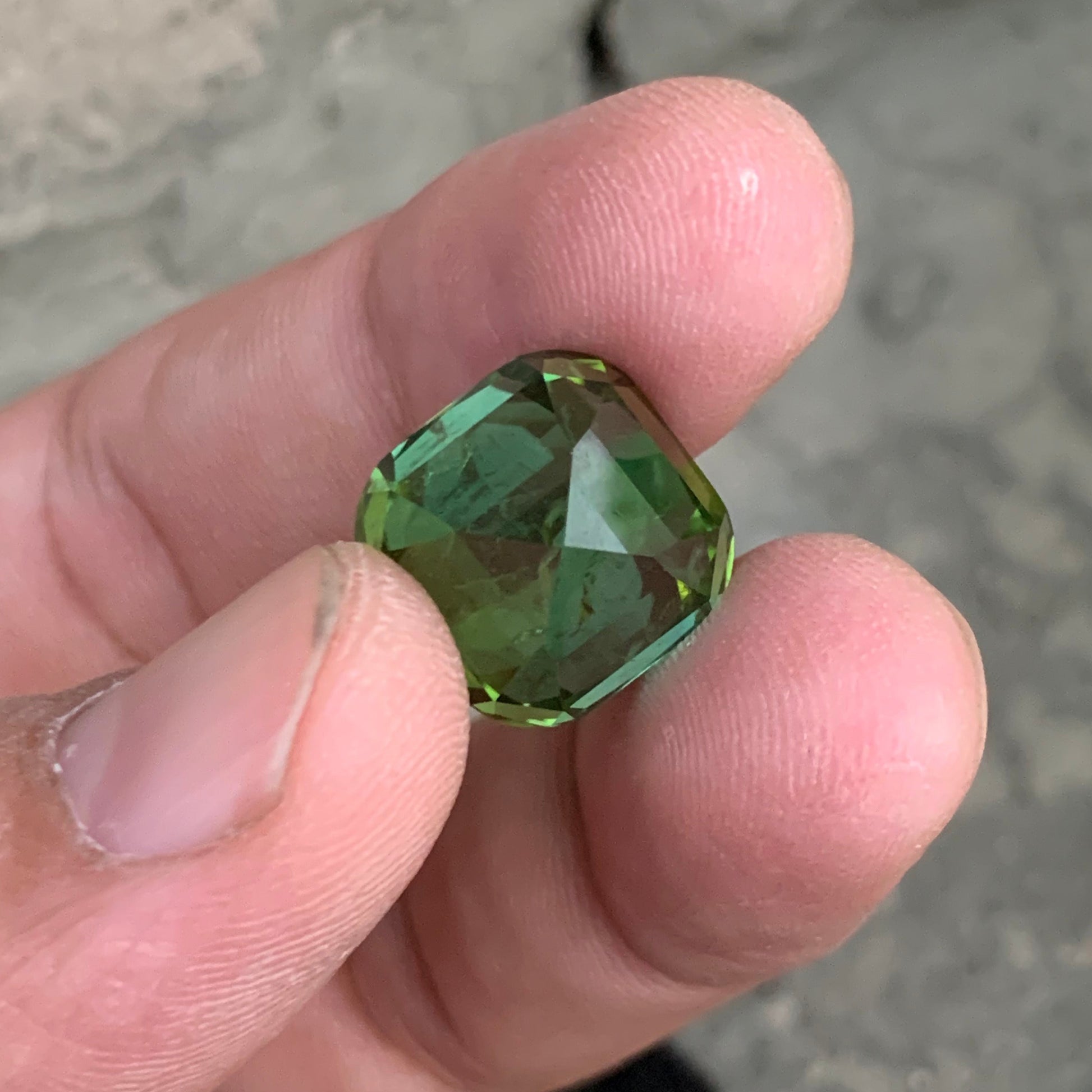 Cushion Cut Natural Bluish Green Tourmaline for Custom Jewelry
Collector Grade Afghan Bluish Green Tourmaline Gemstone