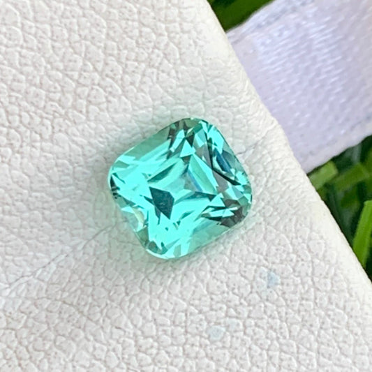 Paraiba-Like Tourmaline Gemstone
Paraiba-Like Tourmaline Jewelry
paraiba like tourmaline cushion cut
1.45 carat tourmaline gemstone
neon blue green tourmaline stone