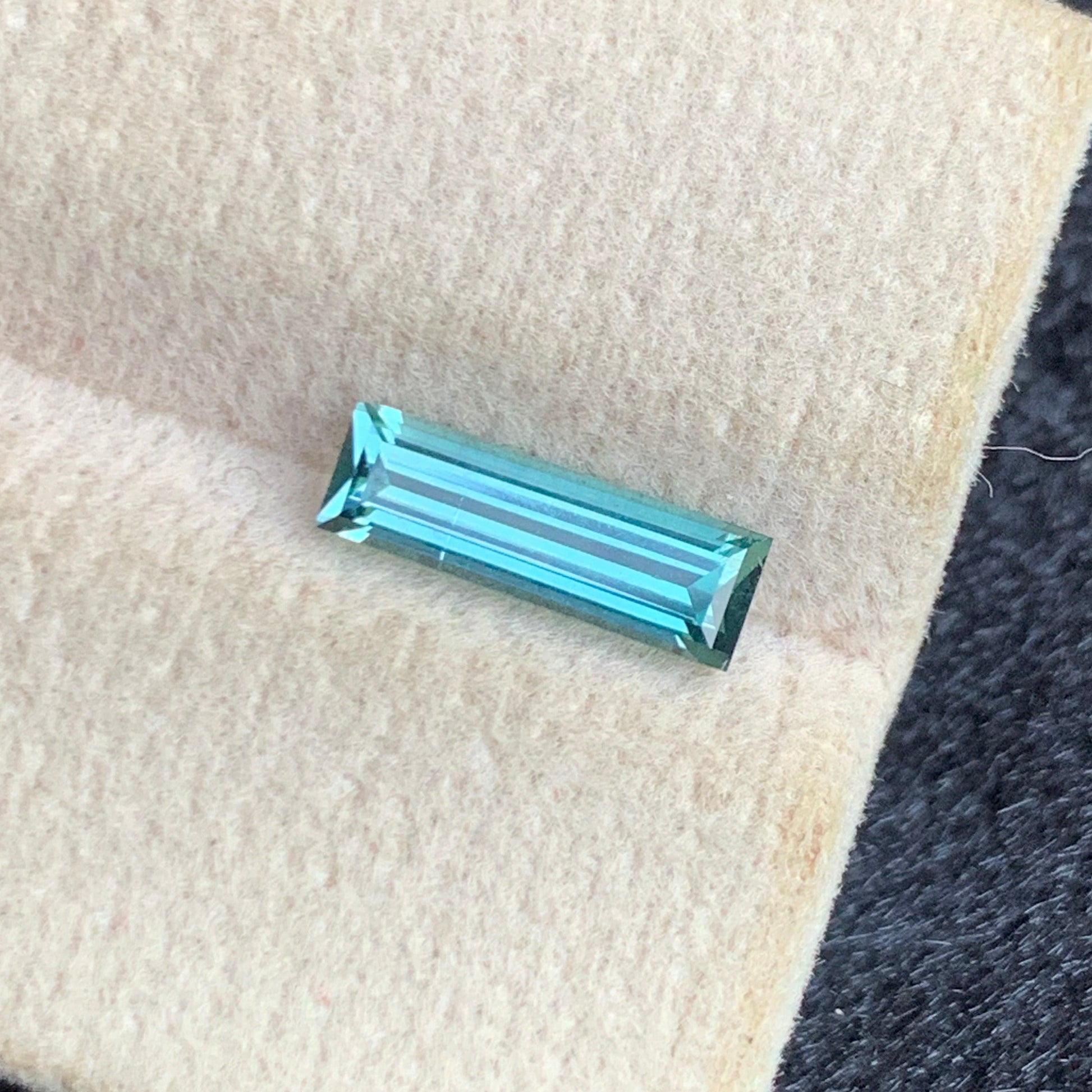 bluish green tourmaline
Elegant Baguette Cut Lagoon Tourmaline for Pendant
Rare Afghan Lagoon Tourmaline VVS Clarity Gemstone