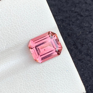 Faceted Pink Tourmaline Bubblegum Gemstone