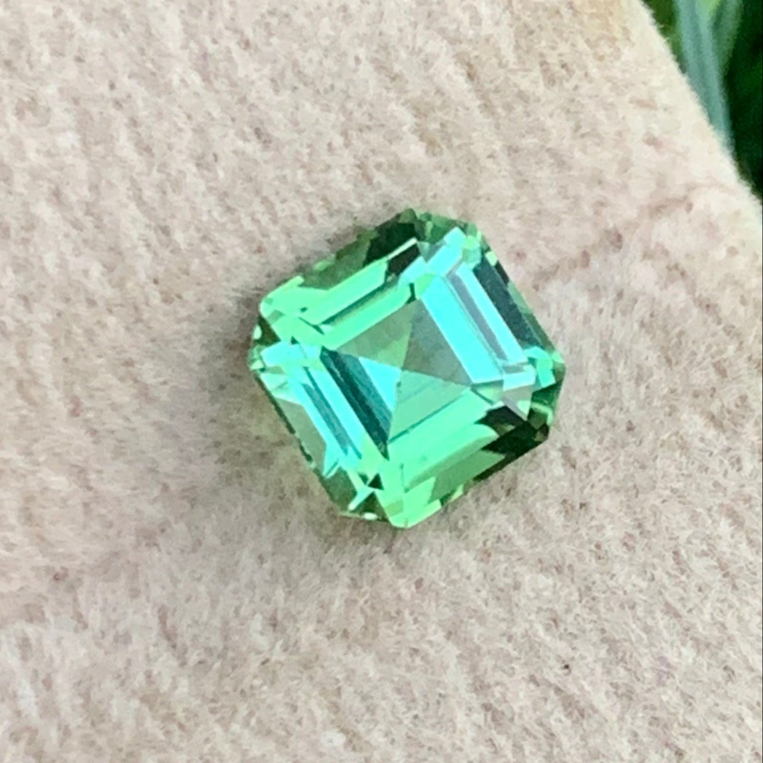 Bluish Green Tourmaline ring
Bluish Green Tourmaline pendant
Glamorous Bluish Green Tourmaline 1.10 carat Asscher cut loose gemstone
Natural Afghan bluish green tourmaline with Asscher shape
