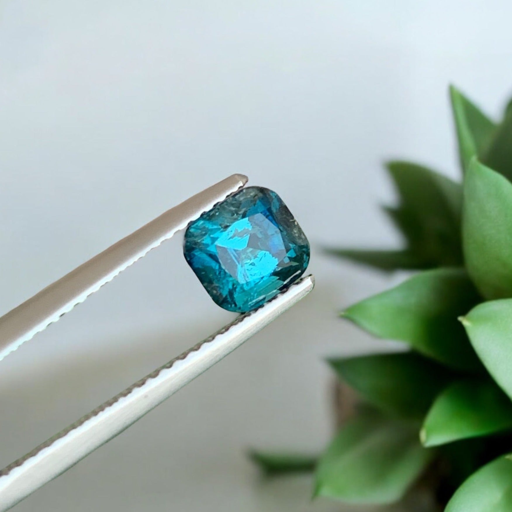 ink blue tourmaline
Gorgeous Ink Blue Tourmaline Cushion