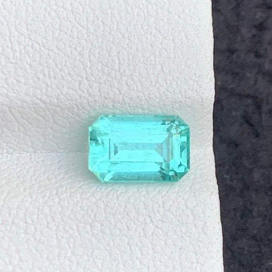 Greenish Seafoam Tourmaline 
Greenish Seafoam Tourmaline 
Greenish Seafoam Tourmaline 1.75 carats emerald cut Afghan gemstone
Natural Afghan seafoam tourmaline loose gemstonejewelry