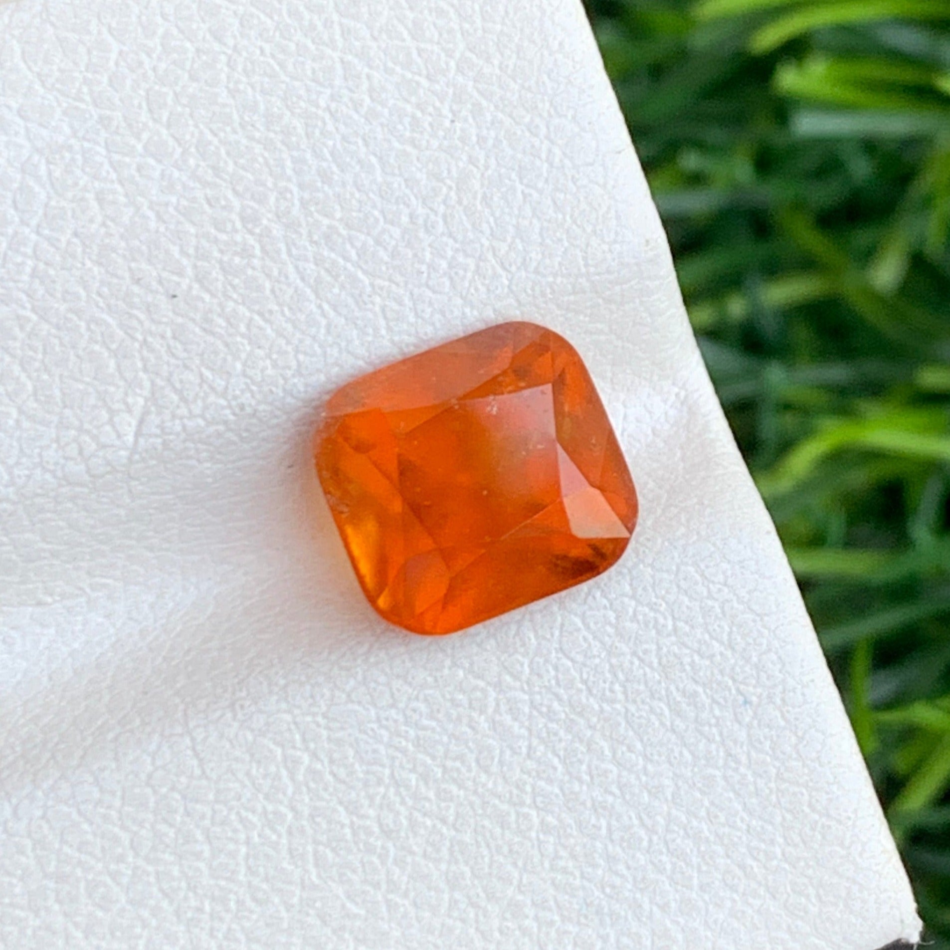 Hessonite Garnet 3.30 ct – SI Clarity Cushion Gem – Onestep Gems

