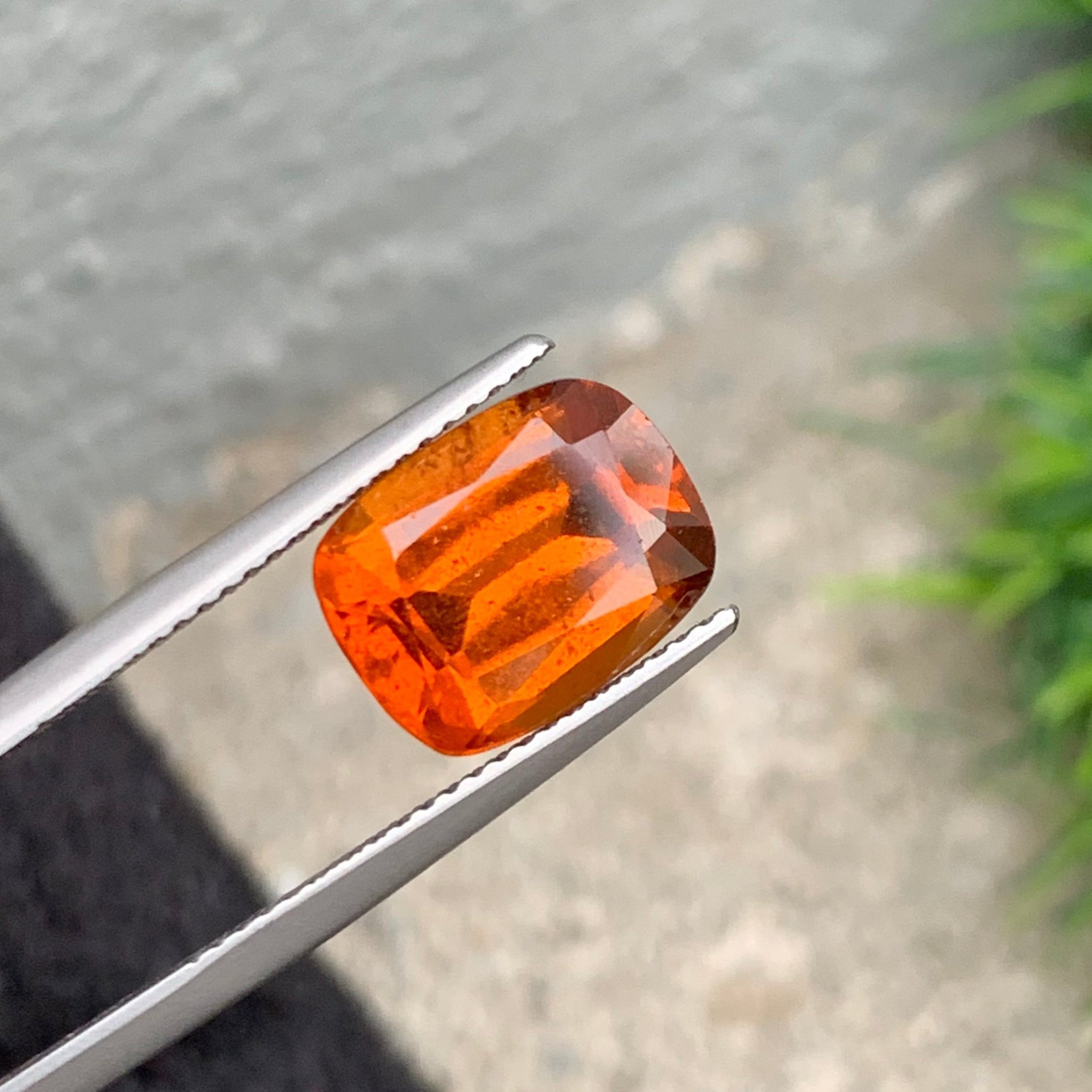 Hessonite Garnet
Hessonite Garnet 5.05 Carats Cushion Cut Loose Stone