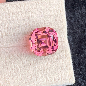 Hot Pink Tourmaline 6.90 Carats
Cushion Cut Pink Tourmaline