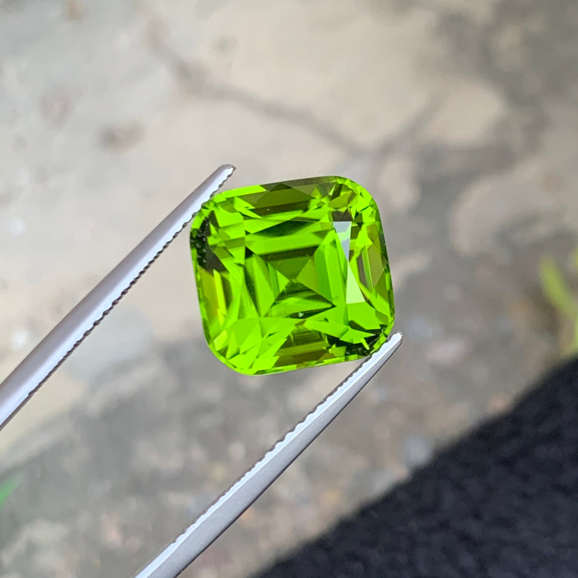 Green Peridot ring