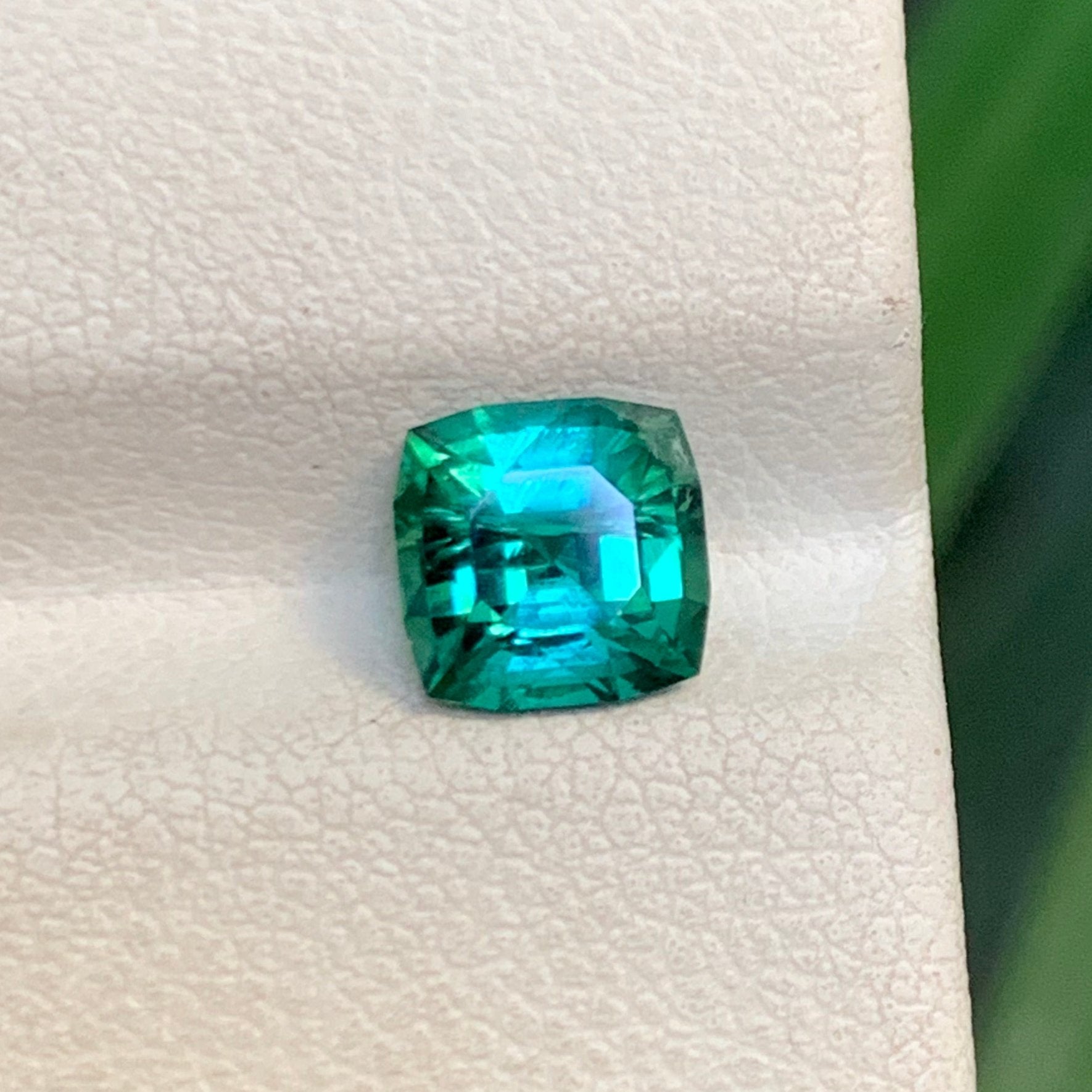 bluish green tourmaline