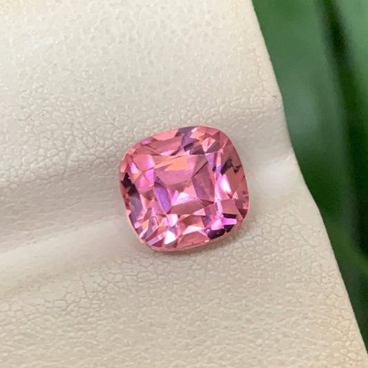 4.25 Carats Loose Baby Pink Tourmaline, Pink Gemstone Cushion Cut