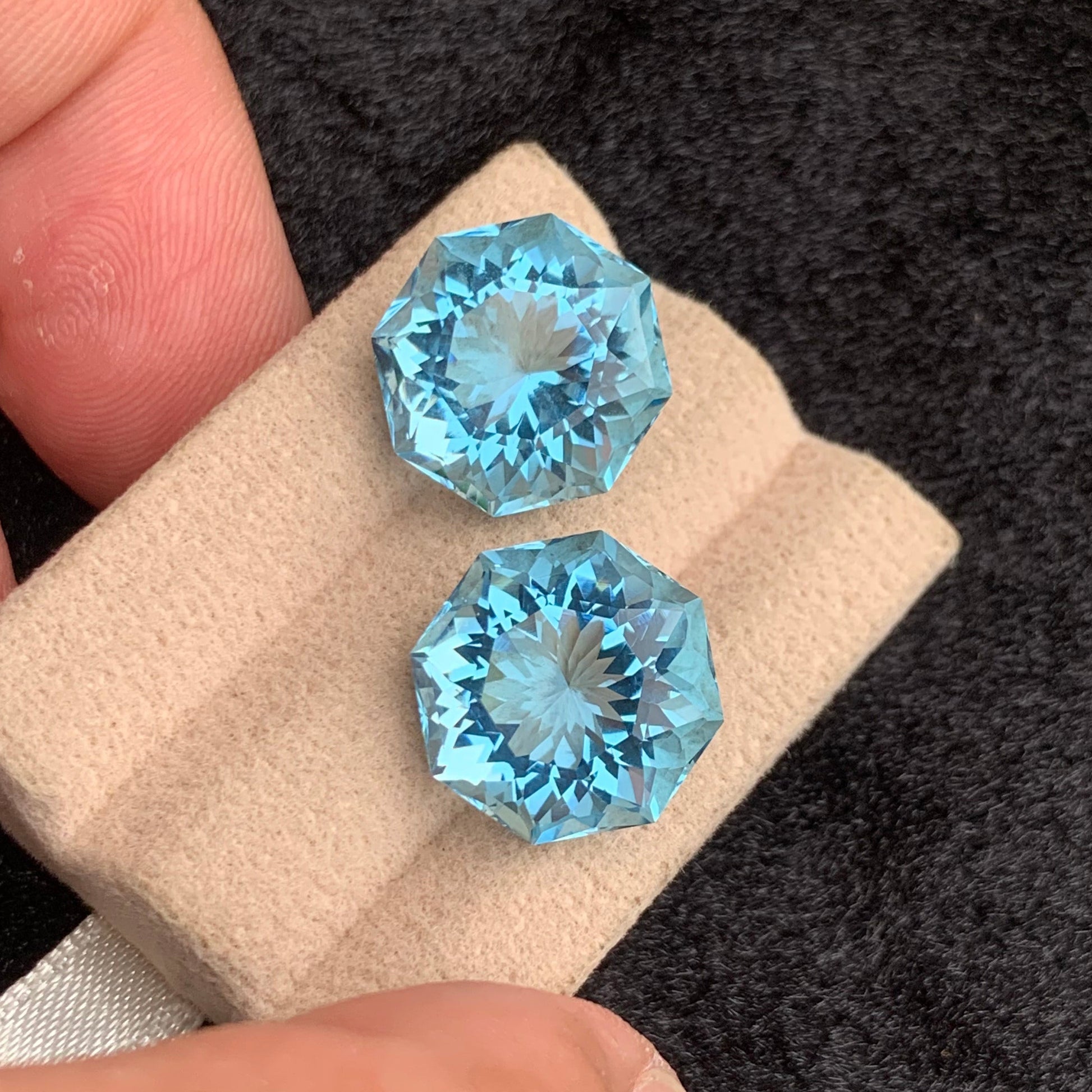 Blue Topaz pair
Blue Topaz earrings