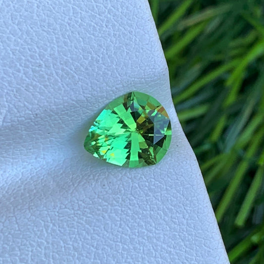 apple green tourmaline