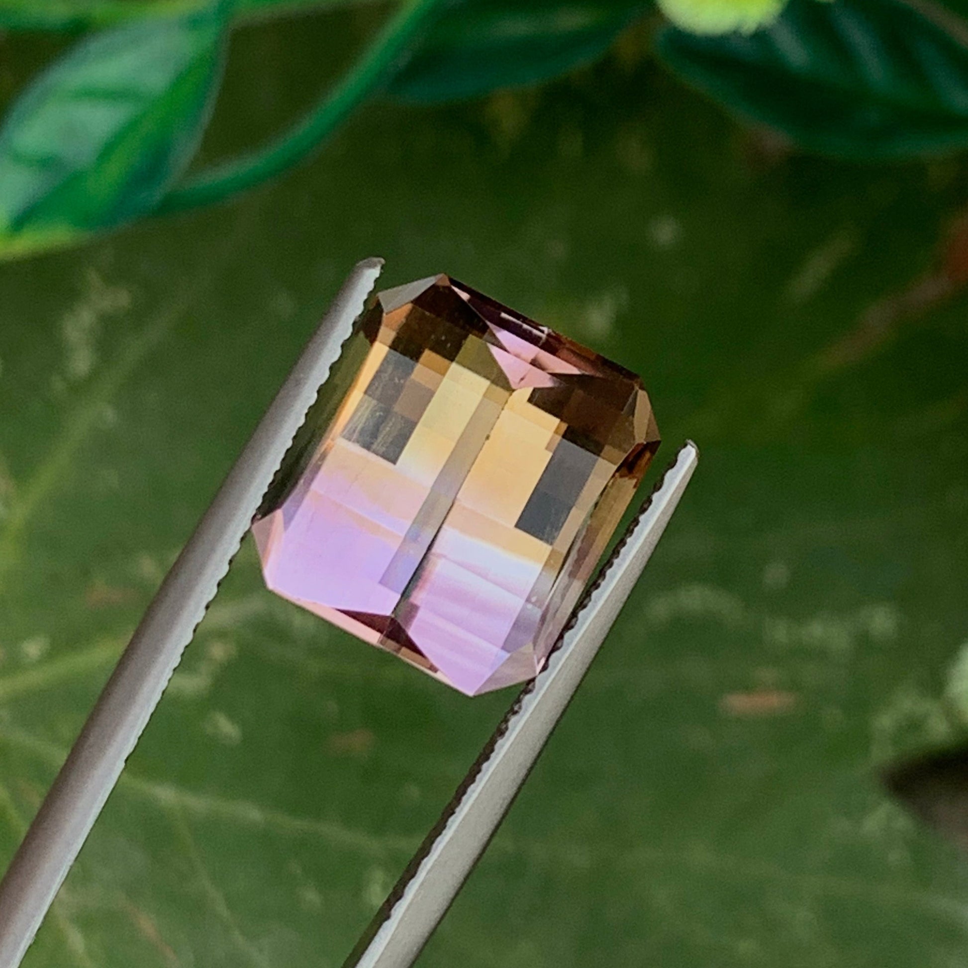 faceted Ametrine Gemstone